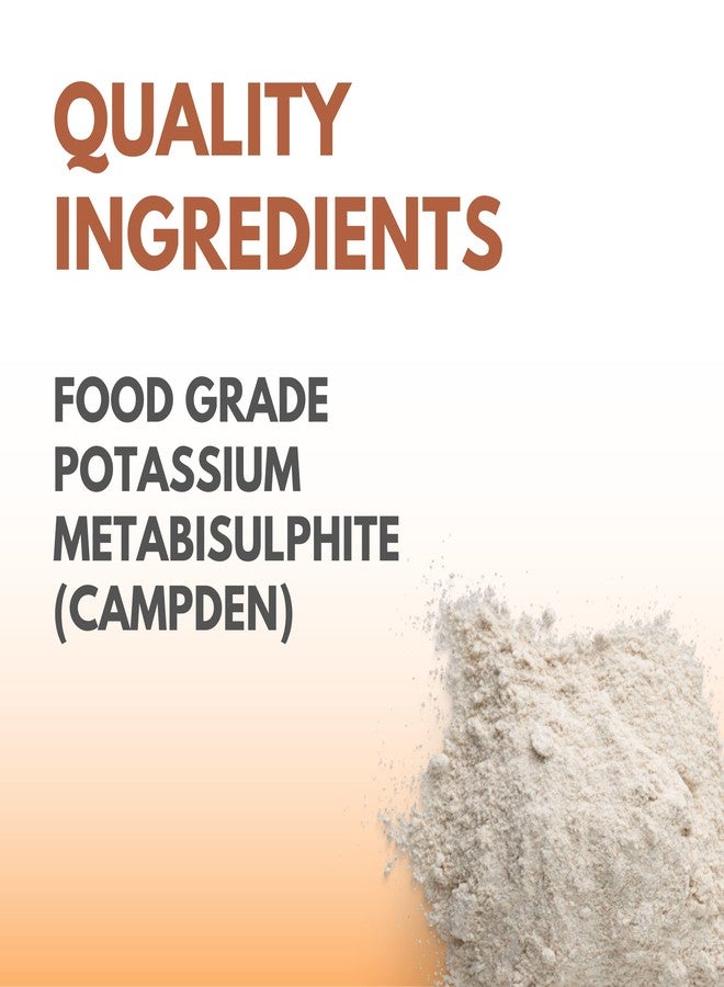 BREWBasket مسحوق ميتابيسلفيت البوتاسيوم من بريو باسكت، 180 غرام - مسحوق كامبدن لصنع النبيذ المنزلي، يحافظ على نكهات النبيذ - Image 4